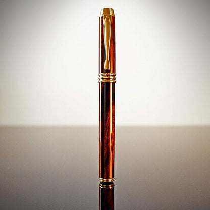 Yuso Ironwood Pen Modelo Caay – Rollerball, Color Negro