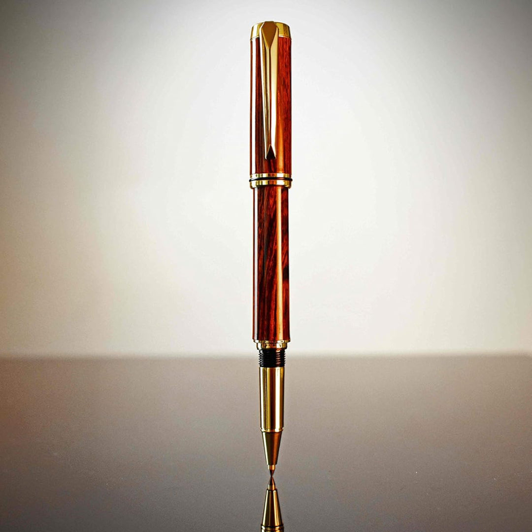 Yuso Ironwood Modelo Moosni – Bolígrafo Rollerball, Tinta Negro