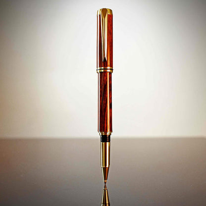 Yuso Ironwood Modelo Moosni – Bolígrafo Rollerball, Tinta Negro