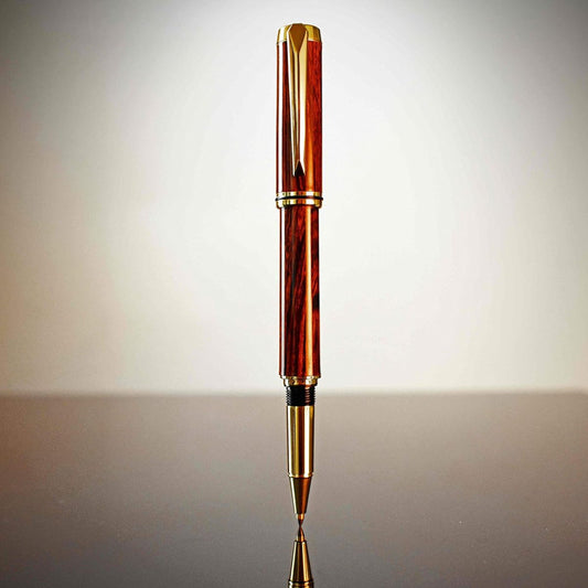 Yuso Ironwood Modelo Moosni – Bolígrafo Rollerball, Tinta Negro