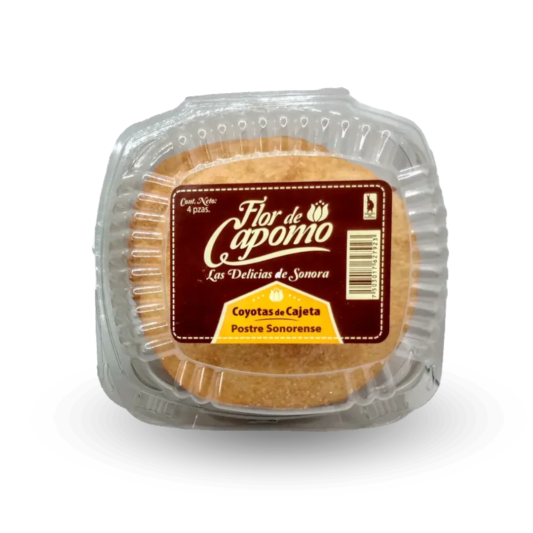 Coyotas de Cajeta 4 piezas