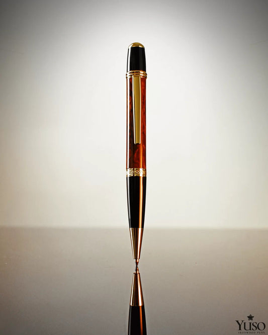 Yuso Ironwood Modelo Xeenoj – Bolígrafo Roller, Color Negro