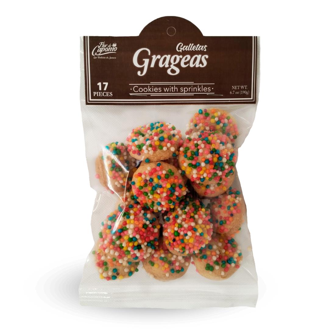 Galletas con grageas con 17 piezas