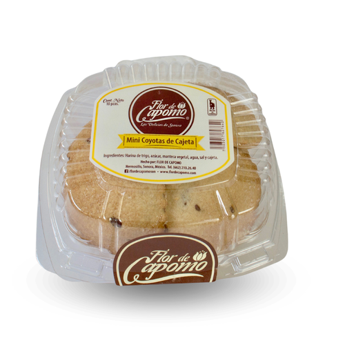 Mini Coyotas de Cajeta 10 piezas