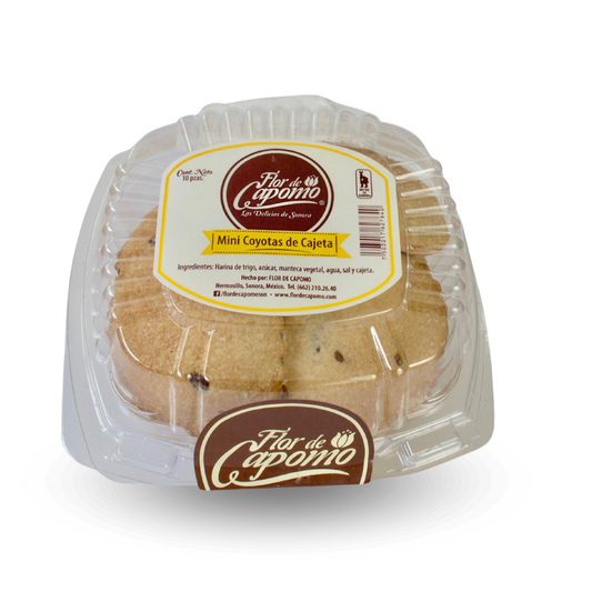 Mini Coyotas de Cajeta 10 piezas