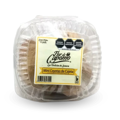 Mini Coyotas de Cajeta 15 piezas