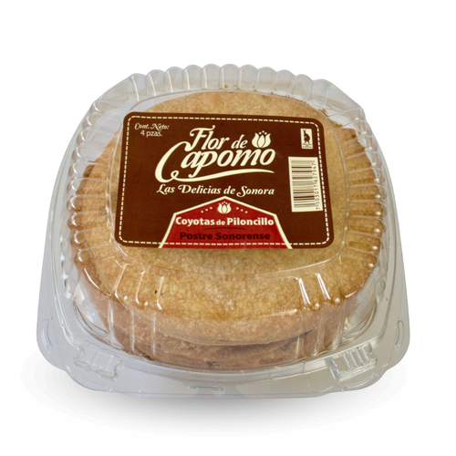 Coyotas de Piloncillo 4 piezas