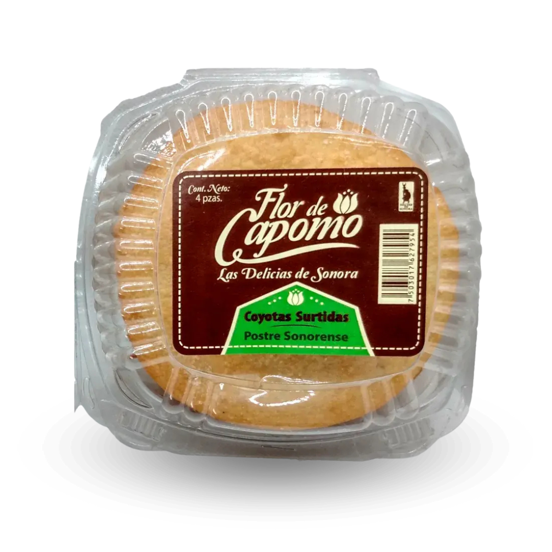 Coyotas Surtidas 4 piezas