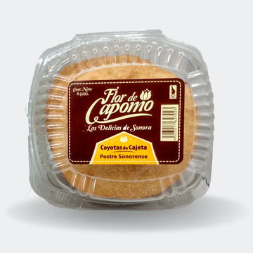 Coyotas de Cajeta 4 piezas