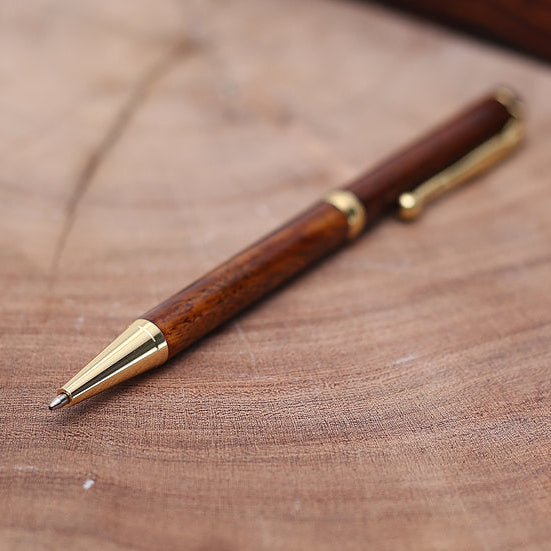 Yuso Ironwood Pen Modelo Hee – Bolígrafo Roller, Color Negro