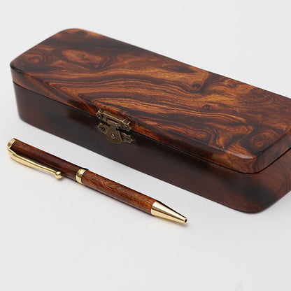 Yuso Ironwood Pen Modelo Hee – Bolígrafo Roller, Color Negro