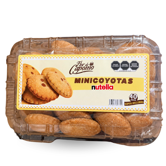 Mini Coyotas Nutella® 40 piezas