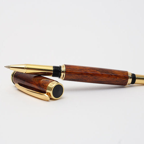 Yuso Ironwood Modelo Moosni – Bolígrafo Rollerball, Tinta Negro