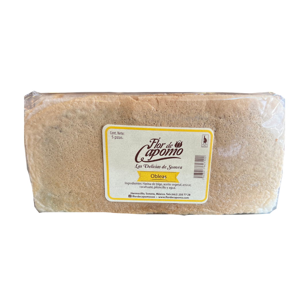 Obleas con 5 piezas