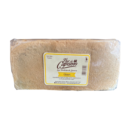 Obleas con 5 piezas