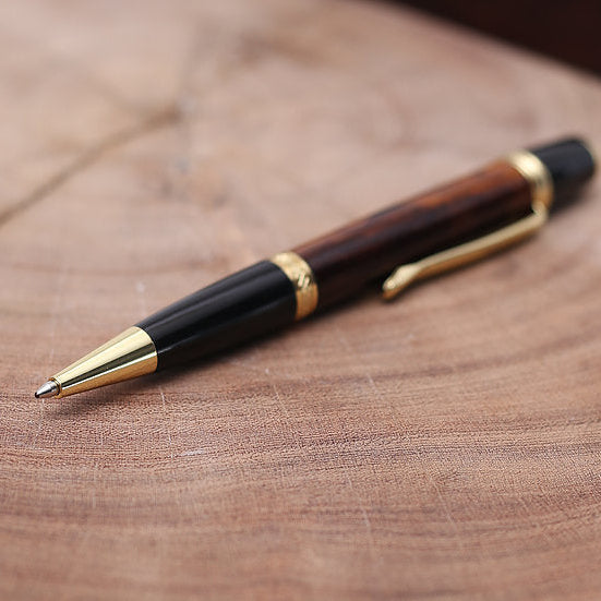 Yuso Ironwood Modelo Xeenoj – Bolígrafo Roller, Color Negro