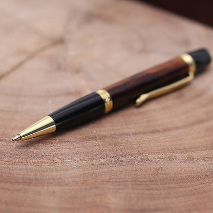 Yuso Ironwood Modelo Xeenoj – Bolígrafo Roller, Color Negro